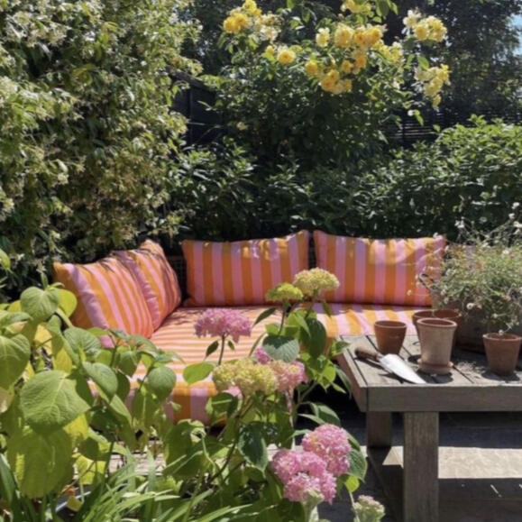 moderne landelijke tuin, beplantingsplan